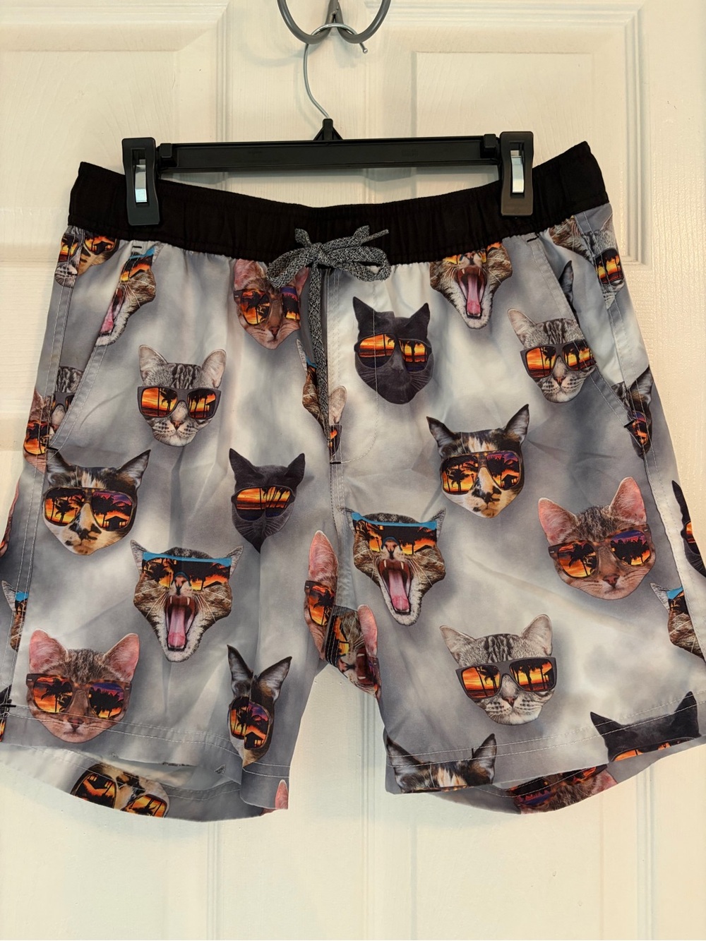 😺 C/Y/A Cat Sunglasses Swim Trunks Board Shorts Men’s M